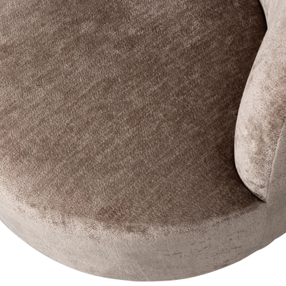 Woood Popular Draaifauteuil Taupe - KwaliteitWonen.nl