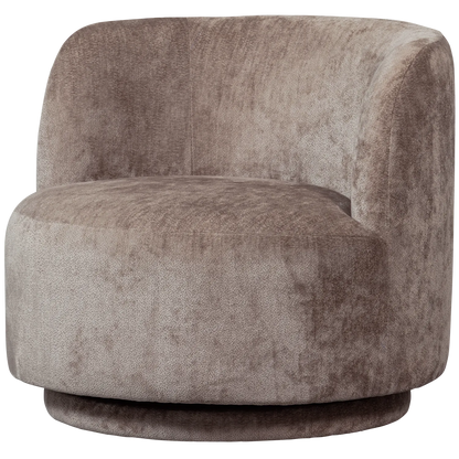 Woood Popular Draaifauteuil Taupe - KwaliteitWonen.nl