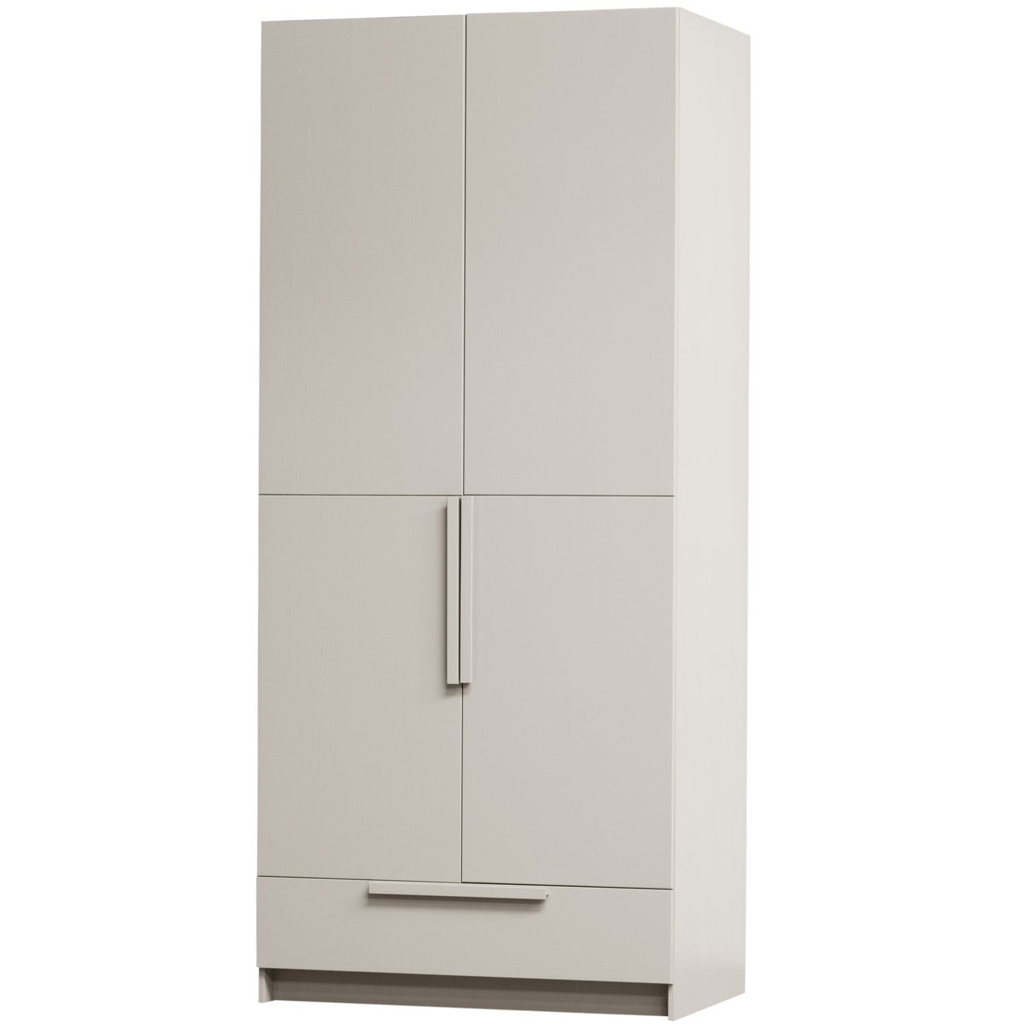 Woood Pure Kledingkast 2 Deurs Splitdeur Grenen Dust [Fsc] - KwaliteitWonen.nl