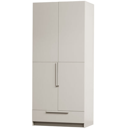 Woood Pure Kledingkast 2 Deurs Splitdeur Grenen Dust [Fsc] - KwaliteitWonen.nl