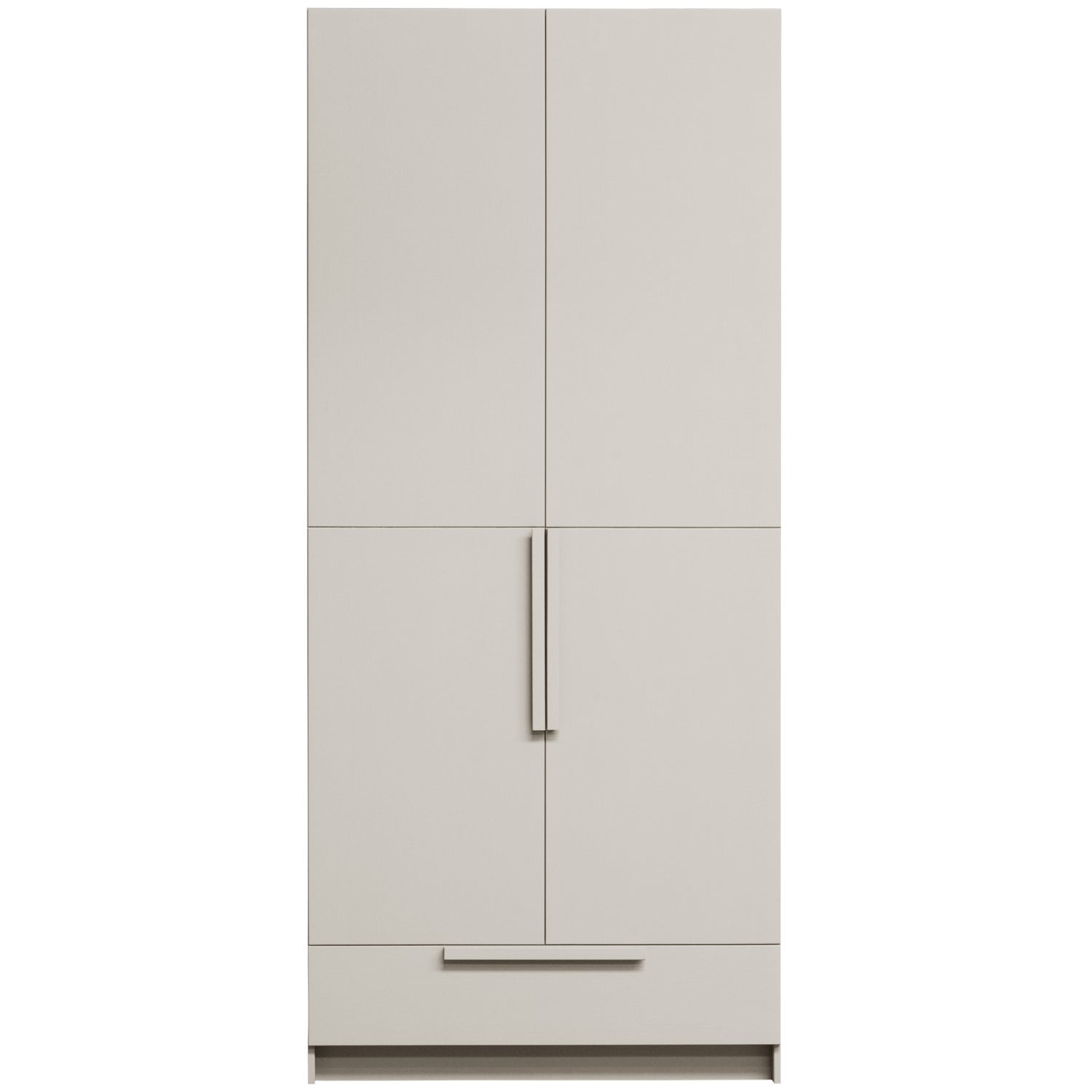 Woood Pure Kledingkast 2 Deurs Splitdeur Grenen Dust [Fsc] - KwaliteitWonen.nl