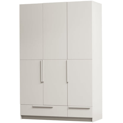 Woood Pure Kledingkast 3 Deurs Splitdeur Grenen Dust [Fsc] - KwaliteitWonen.nl