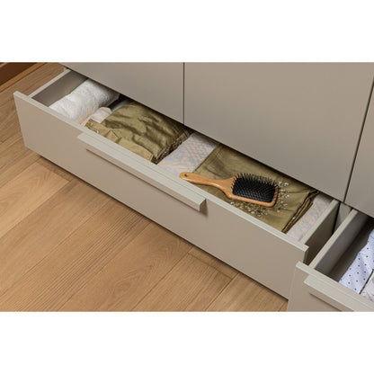 Woood Pure Kledingkast 3 Deurs Splitdeur Grenen Dust [Fsc] - KwaliteitWonen.nl