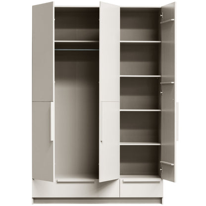 Woood Pure Kledingkast 3 Deurs Splitdeur Grenen Dust [Fsc] - KwaliteitWonen.nl