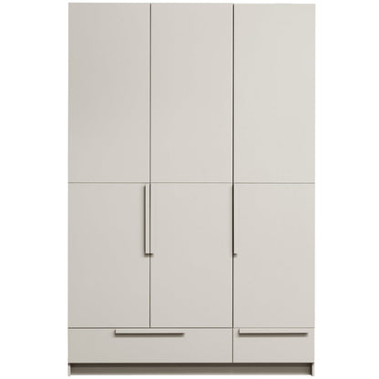 Woood Pure Kledingkast 3 Deurs Splitdeur Grenen Dust [Fsc] - KwaliteitWonen.nl