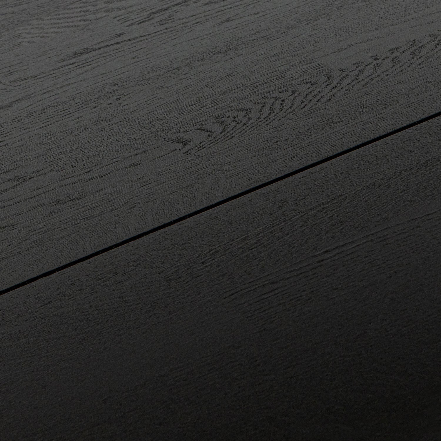 Woood Rhonda Eettafel O129 Cm Eiken Blacknight [Fsc] - KwaliteitWonen.nl