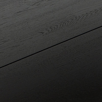 Woood Rhonda Eettafel O129 Cm Eiken Blacknight [Fsc] - KwaliteitWonen.nl