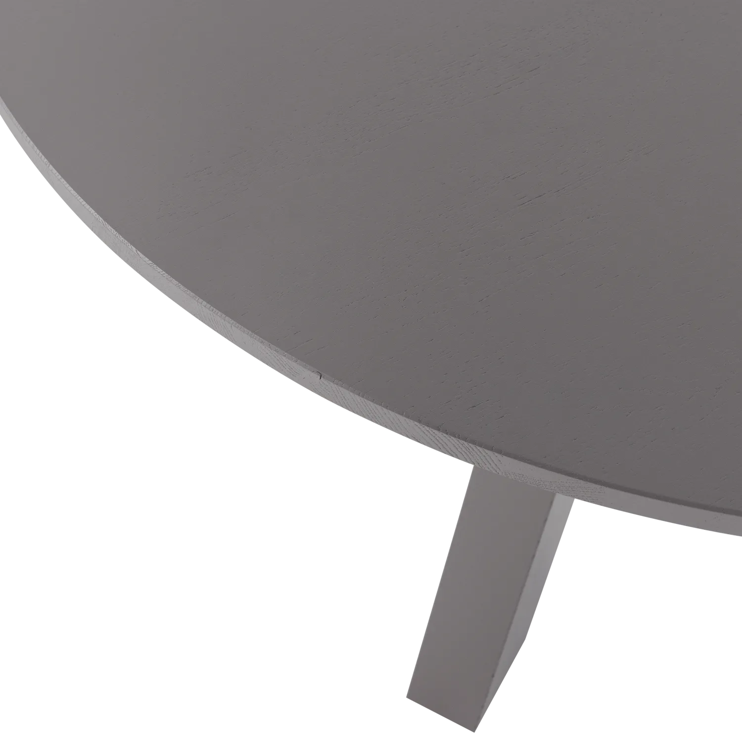 Woood Rhonda Eettafel O129 Cm Eiken Warmgrijs [Fsc] - KwaliteitWonen.nl