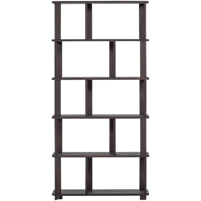 Woood Riss Boekenkast Eikenhout Mystic Brown 186 X90 Cm - KwaliteitWonen.nl