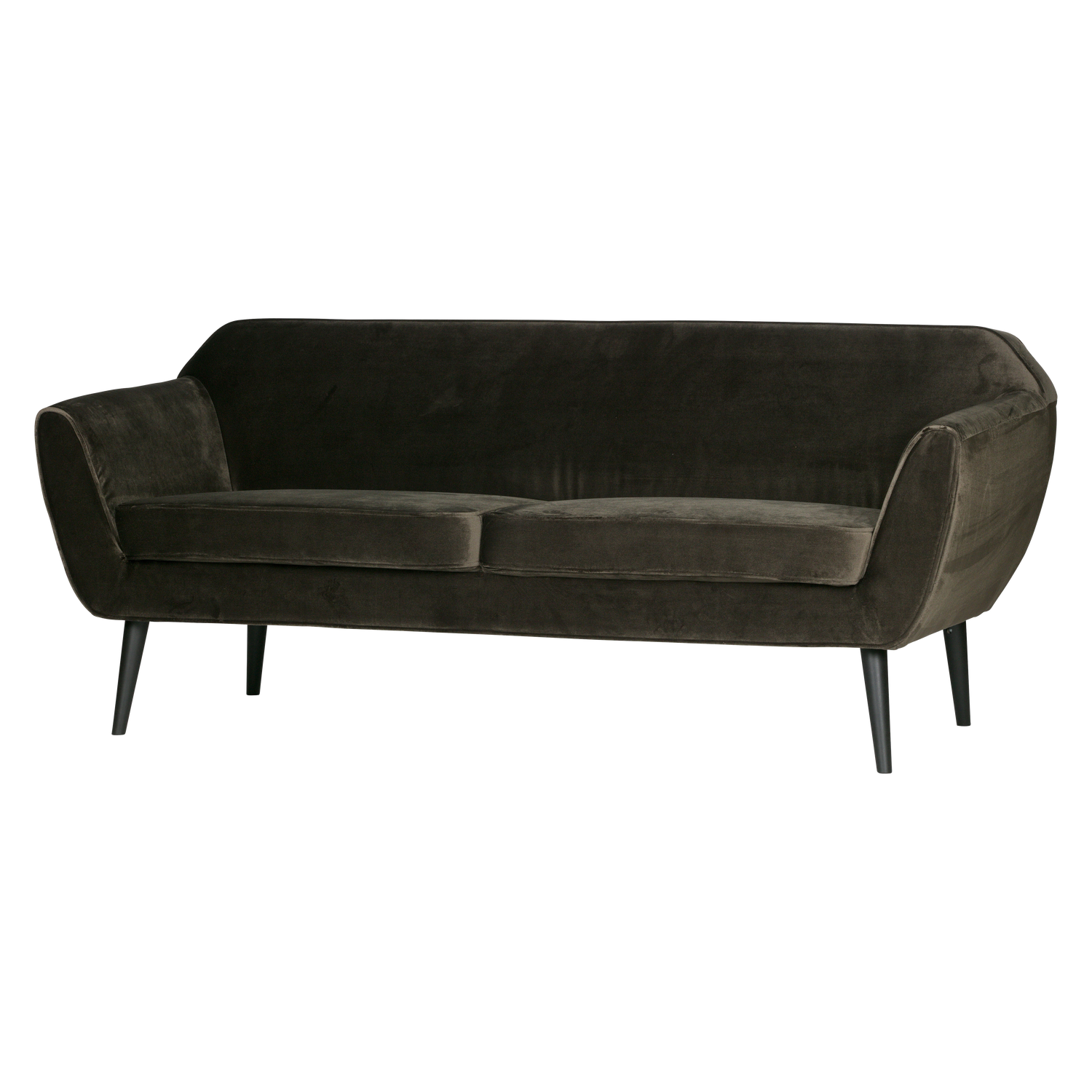 Woood Rocco 2.5-Zits Bank Velvet Warmgroen-Kwaliteitwonen.nl