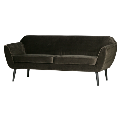 Woood Rocco 2.5-Zits Bank Velvet Warmgroen-Kwaliteitwonen.nl