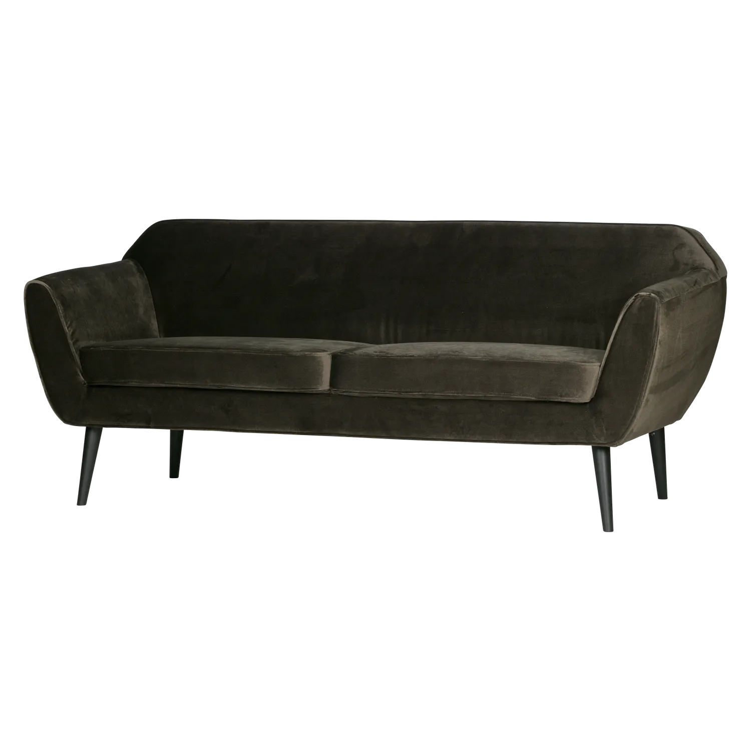 Woood Rocco 2.5-zits Bank Velvet Warmgroen - KwaliteitWonen.nl