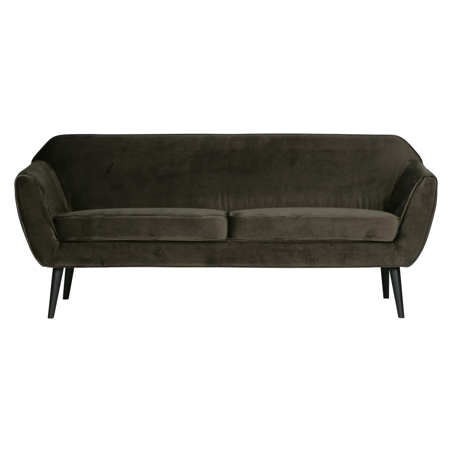 Woood Rocco 2.5-zits Bank Velvet Warmgroen - KwaliteitWonen.nl