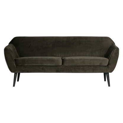 Woood Rocco 2.5-zits Bank Velvet Warmgroen - KwaliteitWonen.nl