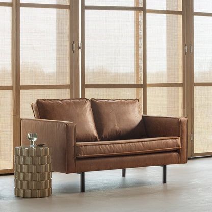 Woood Rodeo 2 Zits Bank Ecoleer Cognac [Fsc] - KwaliteitWonen.nl