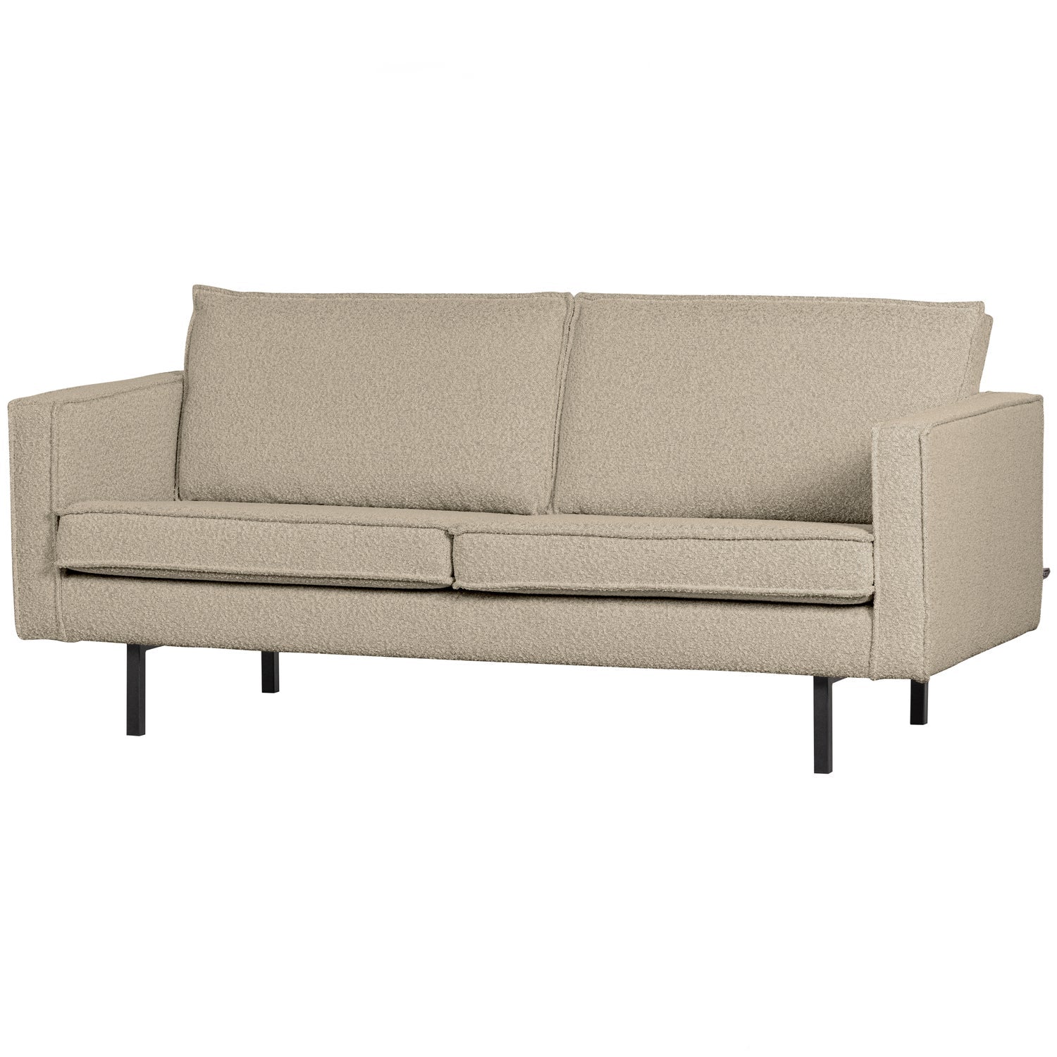 Woood Rodeo 2,5 Zits Bank Boucle Beige - KwaliteitWonen.nl