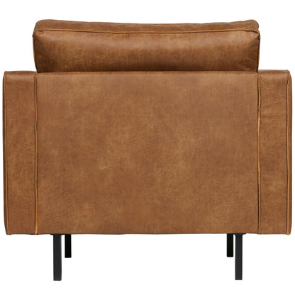 Woood Rodeo Classic Fauteuil Ecoleer Cognac - KwaliteitWonen.nl