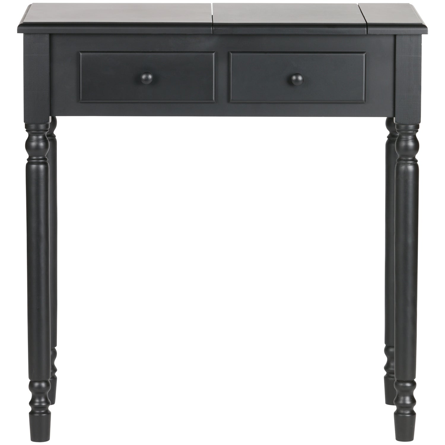 Woood Romy Hal/Kaptafel Hout Zwart-Kwaliteitwonen.nl