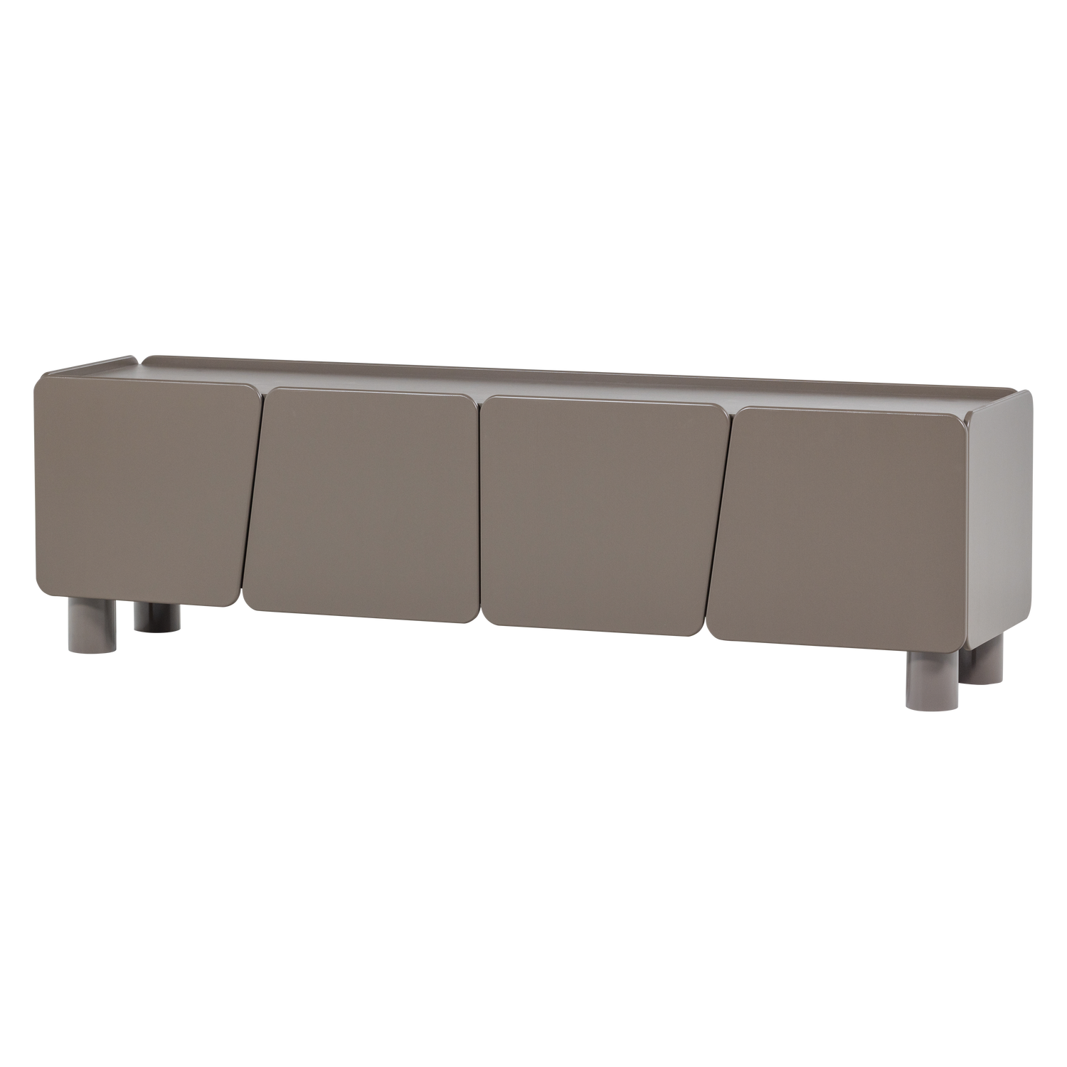 Woood Root Dressoir Tv Meubel 200cm Grenen Truffel Bruin [Fsc] - KwaliteitWonen.nl