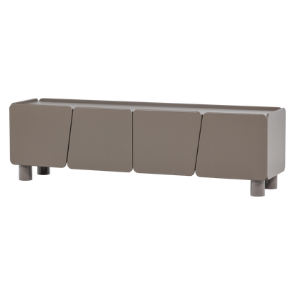 Woood Root Dressoir Tv Meubel 200cm Grenen Truffel Bruin [Fsc] - KwaliteitWonen.nl