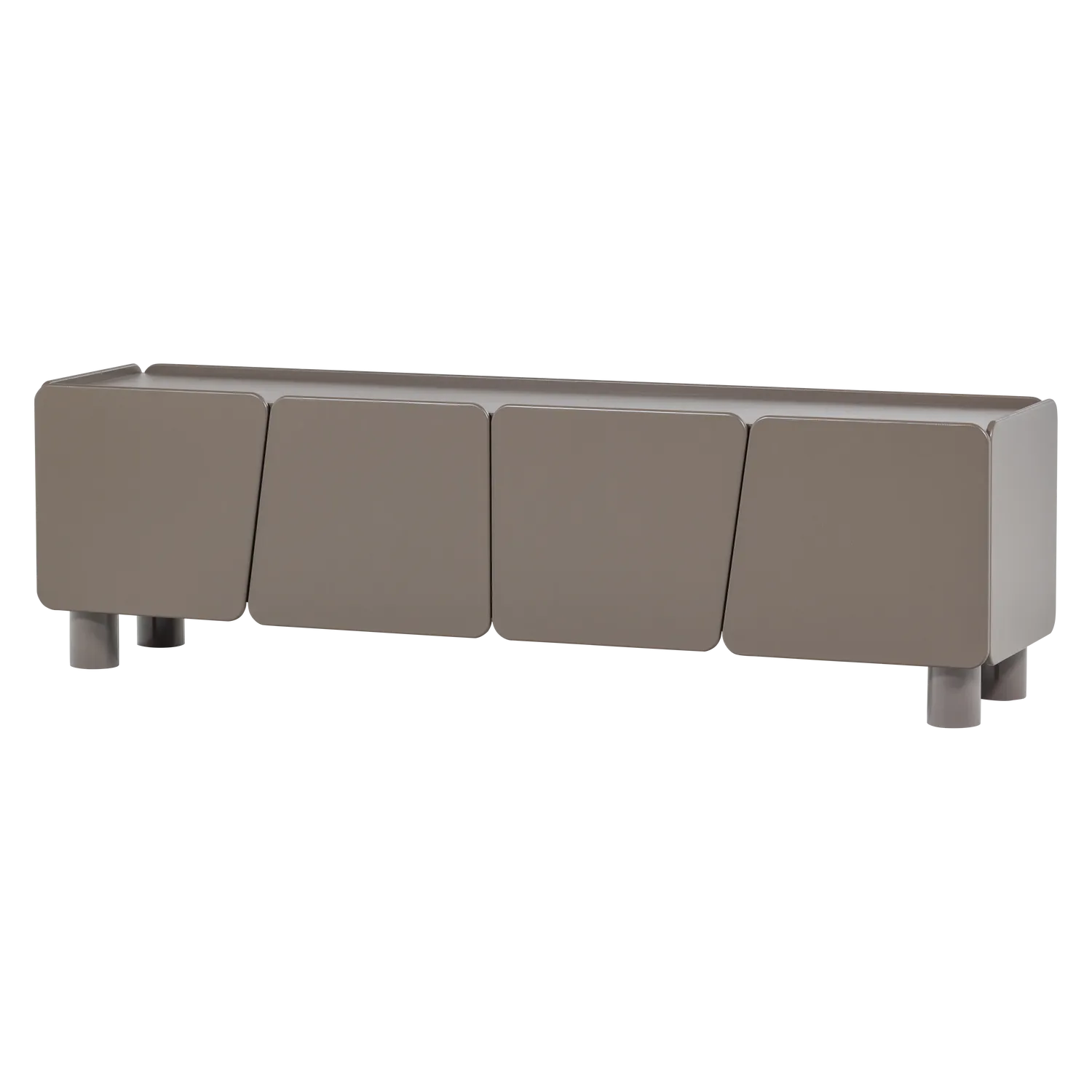 Woood Root Dressoir Tv Meubel 200cm Grenen Truffel Bruin [Fsc] - KwaliteitWonen.nl