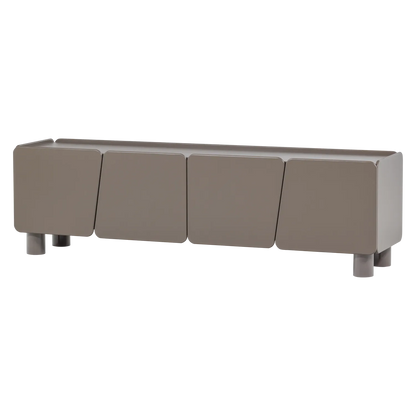 Woood Root Dressoir Tv Meubel 200cm Grenen Truffel Bruin [Fsc] - KwaliteitWonen.nl