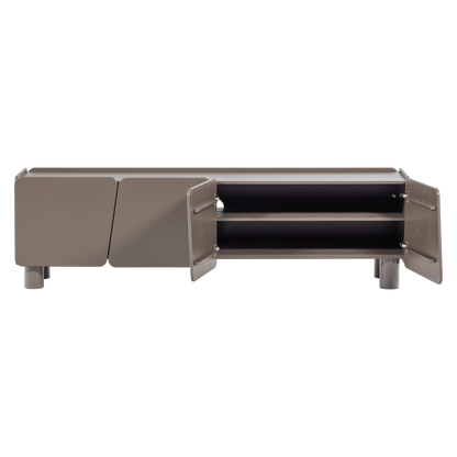 Woood Root Dressoir Tv Meubel 200cm Grenen Truffel Bruin [Fsc] - KwaliteitWonen.nl