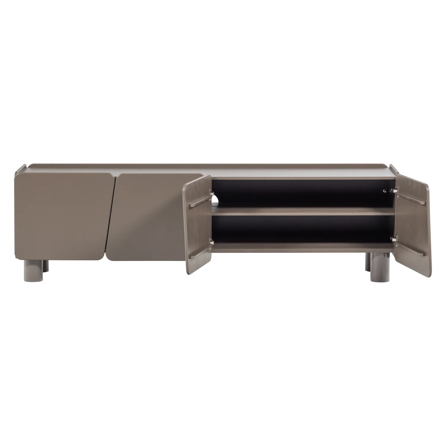 Woood Root Dressoir Tv Meubel 200cm Grenen Truffel Bruin [Fsc] - KwaliteitWonen.nl