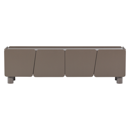 Woood Root Dressoir Tv Meubel 200cm Grenen Truffel Bruin [Fsc] - KwaliteitWonen.nl