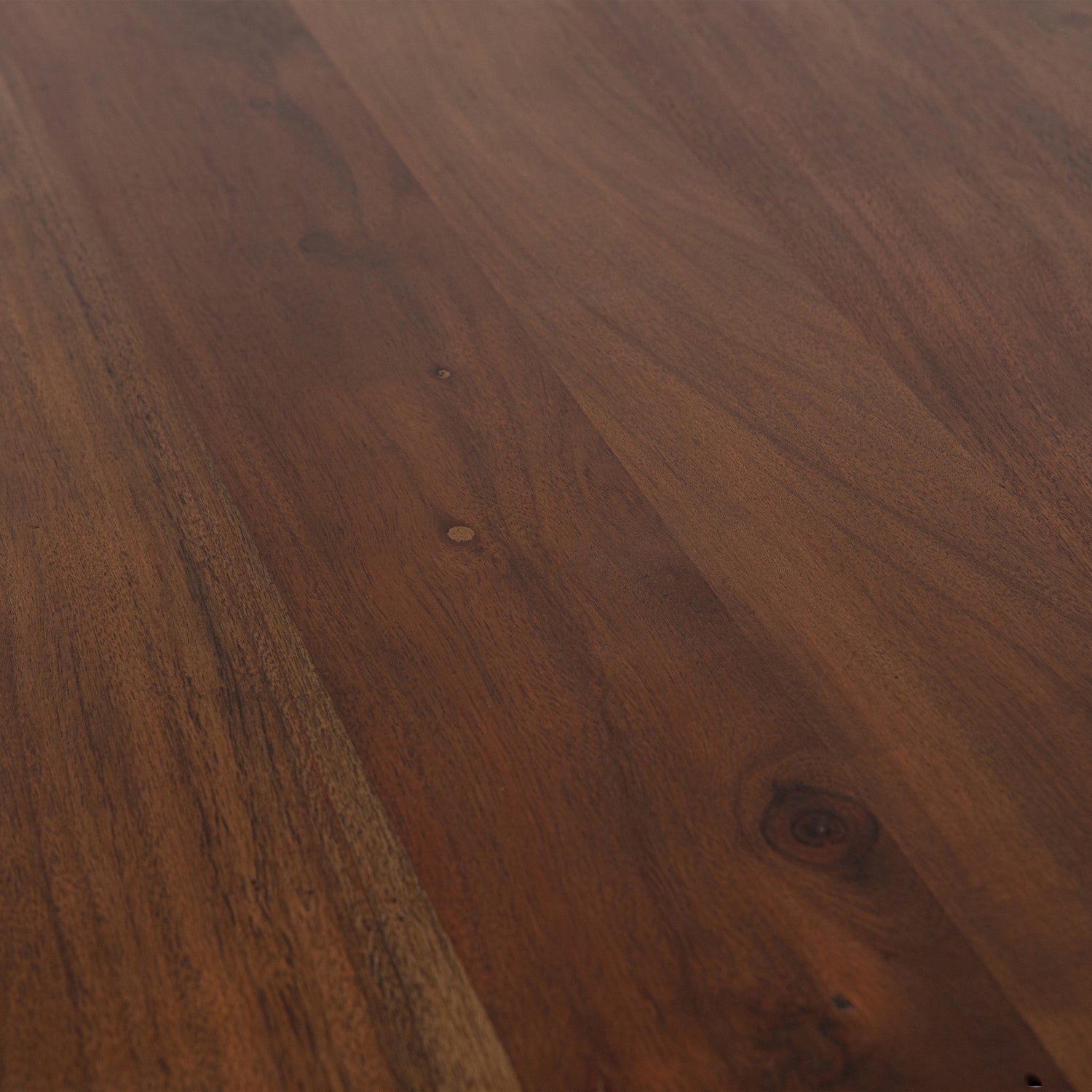 Woood Roundly Eettafel Bureau Mangohout Donkerbruin 200x100cm - KwaliteitWonen.nl