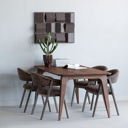 Woood Rubo Eettafel 180 X95 Cm Mangohout Bruin - KwaliteitWonen.nl