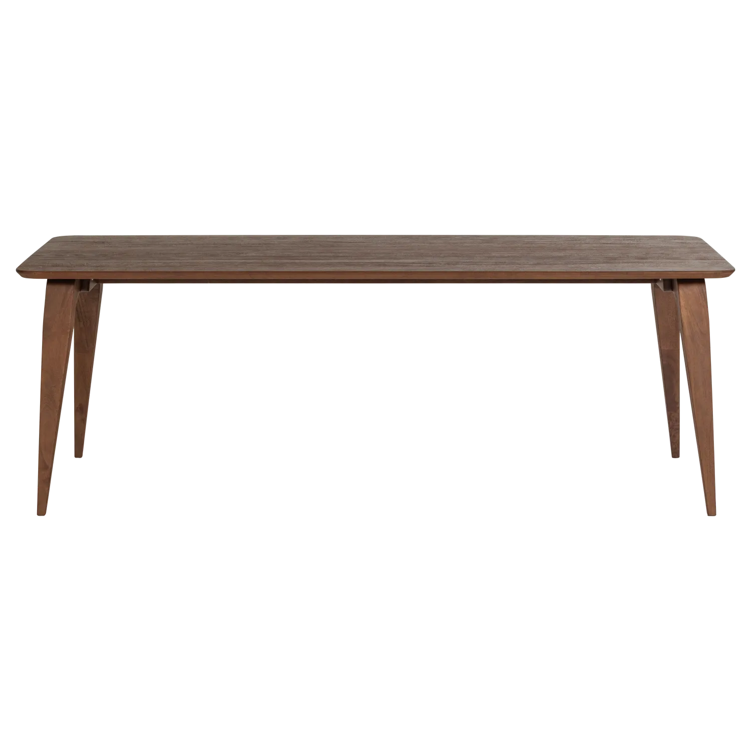 Woood Rubo Eettafel 220x95 Cm Mangohout Bruin - KwaliteitWonen.nl