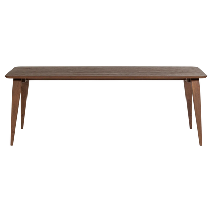 Woood Rubo Eettafel 220x95 Cm Mangohout Bruin - KwaliteitWonen.nl