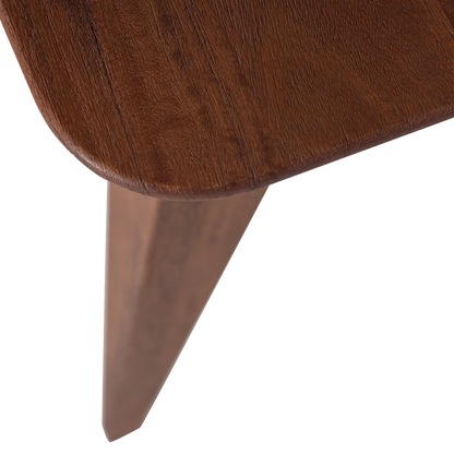Woood Rubo Eettafel 220x95 Cm Mangohout Bruin - KwaliteitWonen.nl
