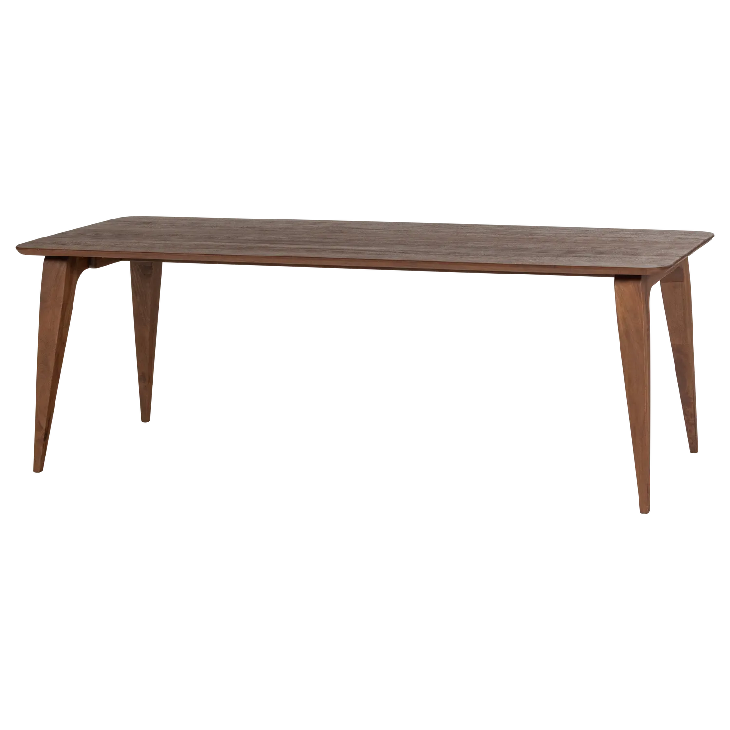 Woood Rubo Eettafel 220x95 Cm Mangohout Bruin - KwaliteitWonen.nl