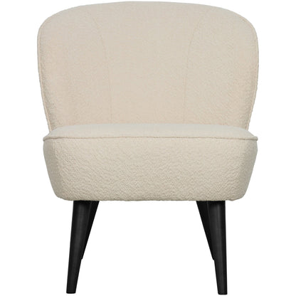 Woood Sara Fauteuil Boucle Creme - KwaliteitWonen.nl