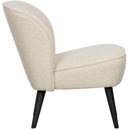 Woood Sara Fauteuil Boucle Creme - KwaliteitWonen.nl