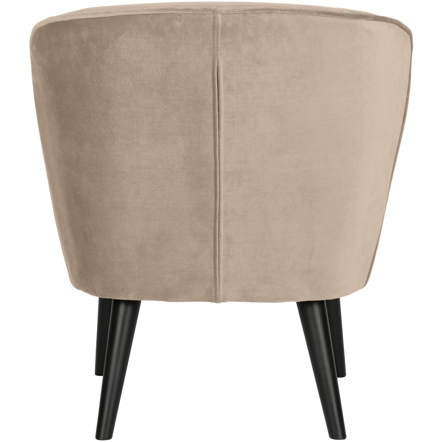 Woood Sara Fauteuil Velvet Khaki - KwaliteitWonen.nl