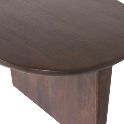 Woood Seam Salontafel Mangohout Donkerbruin - KwaliteitWonen.nl