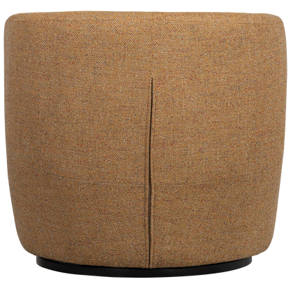 Woood Serra Draaifauteuil Geweven Stof Curry Melange - KwaliteitWonen.nl