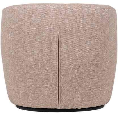 Woood Serra Draaifauteuil Naturel Melange - KwaliteitWonen.nl