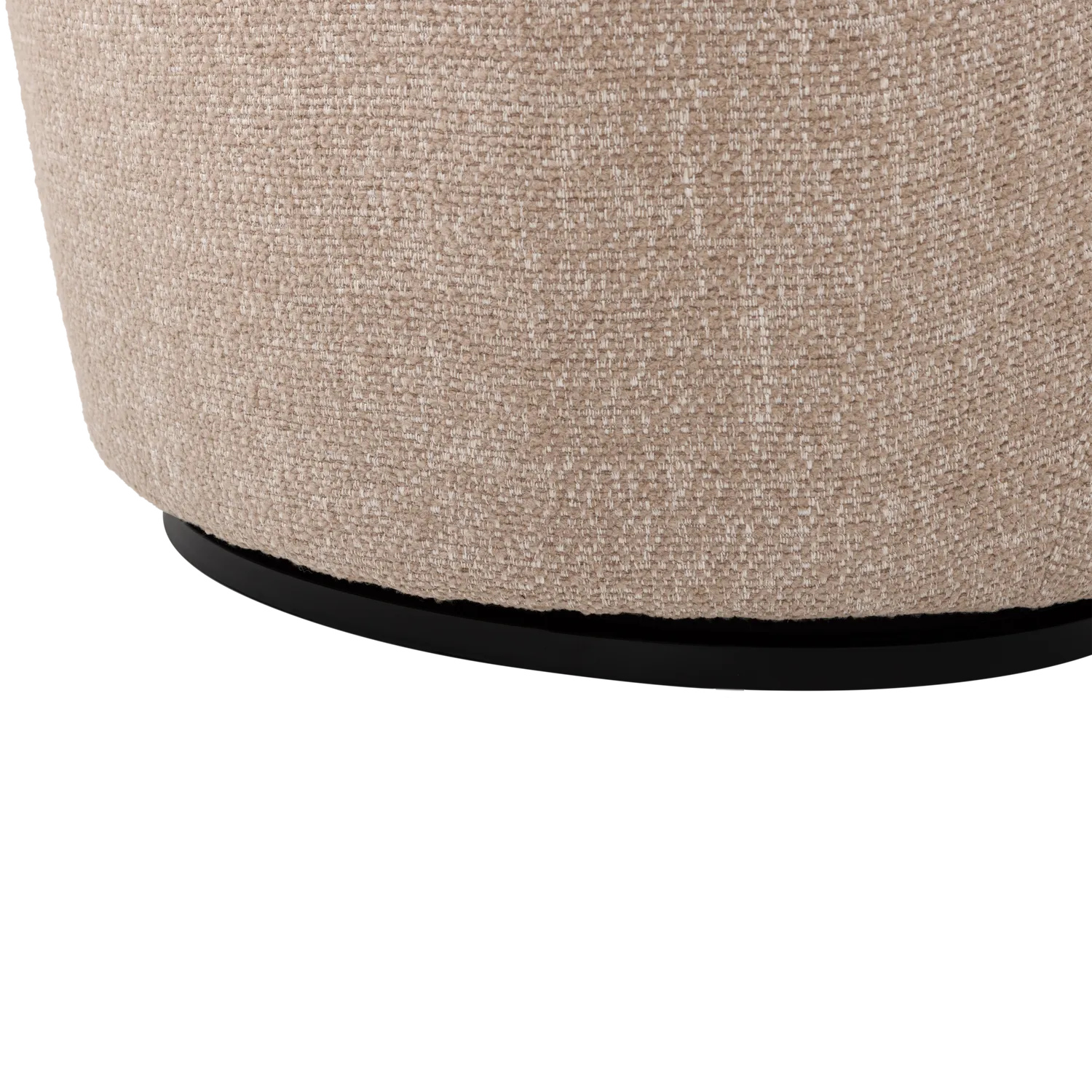 Woood Serra Draaifauteuil Naturel Melange - KwaliteitWonen.nl