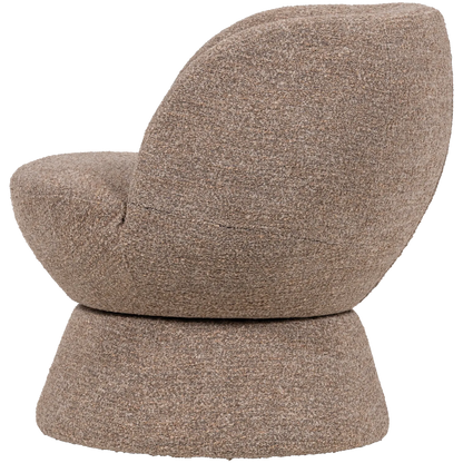 Woood Shuffle Draaifauteuil Bruin Melange - KwaliteitWonen.nl