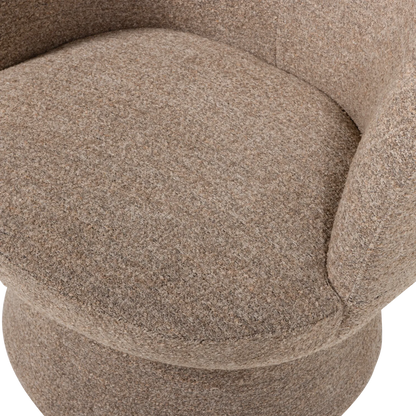 Woood Shuffle Draaifauteuil Bruin Melange - KwaliteitWonen.nl
