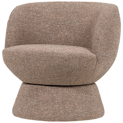 Woood Shuffle Draaifauteuil Bruin Melange - KwaliteitWonen.nl