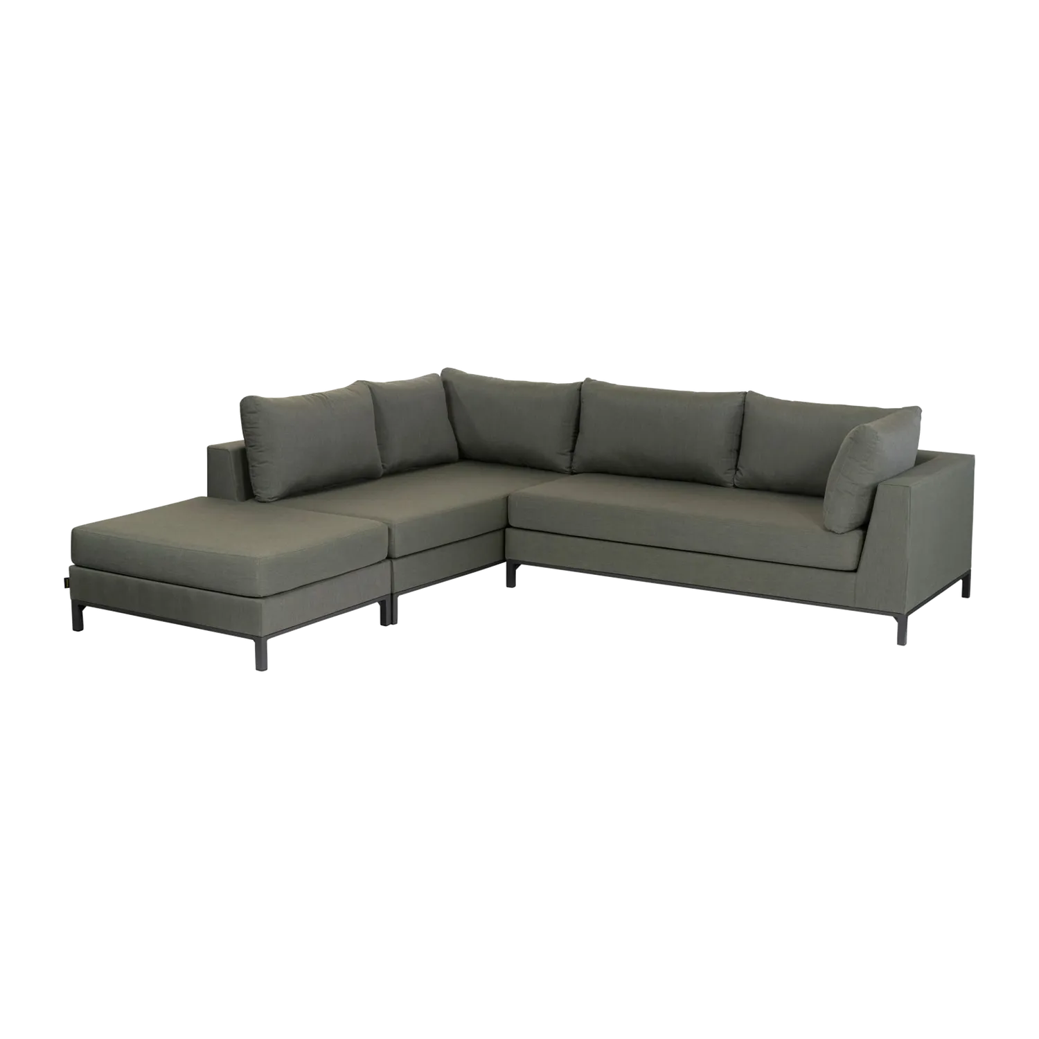 Woood Sicilie Tuin Loungeset Links Groen - KwaliteitWonen.nl