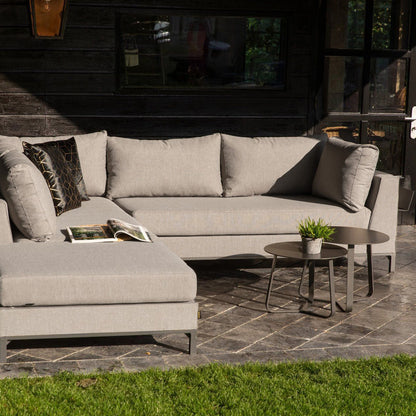 Woood Sicilie Tuin Loungeset Links Taupe - KwaliteitWonen.nl