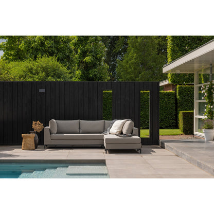 Woood Sicilie Tuin Loungeset Links Taupe - KwaliteitWonen.nl