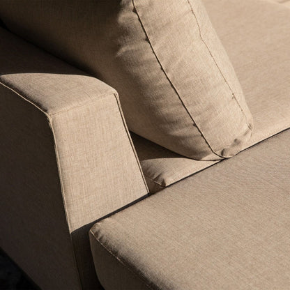 Woood Sicilie Tuin Loungeset Links Taupe - KwaliteitWonen.nl