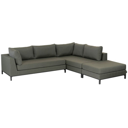 Woood Sicilie Tuin Loungeset Rechts Groen - KwaliteitWonen.nl